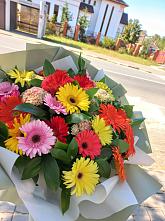 Букет цветов из:  Герберы #REPLACE_PRED# Богатых Сабах